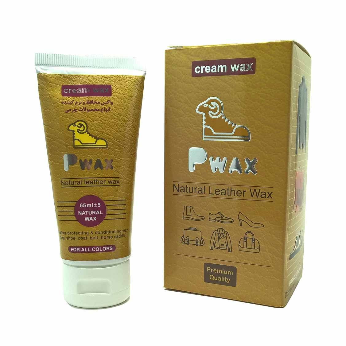 کرم واکس PWax محافظ و نرم کننده چرم طبیعی، آراذین چرم